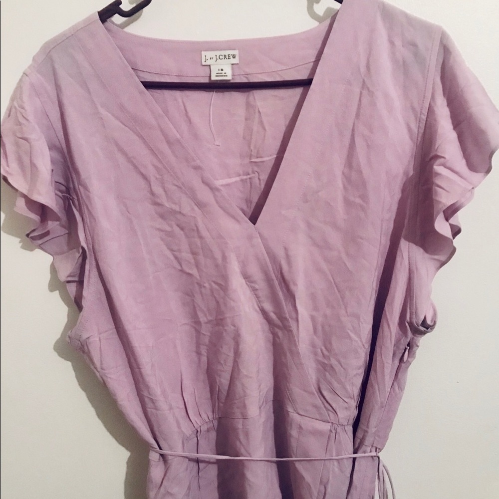 NWOT J.Crew wrap front blouse